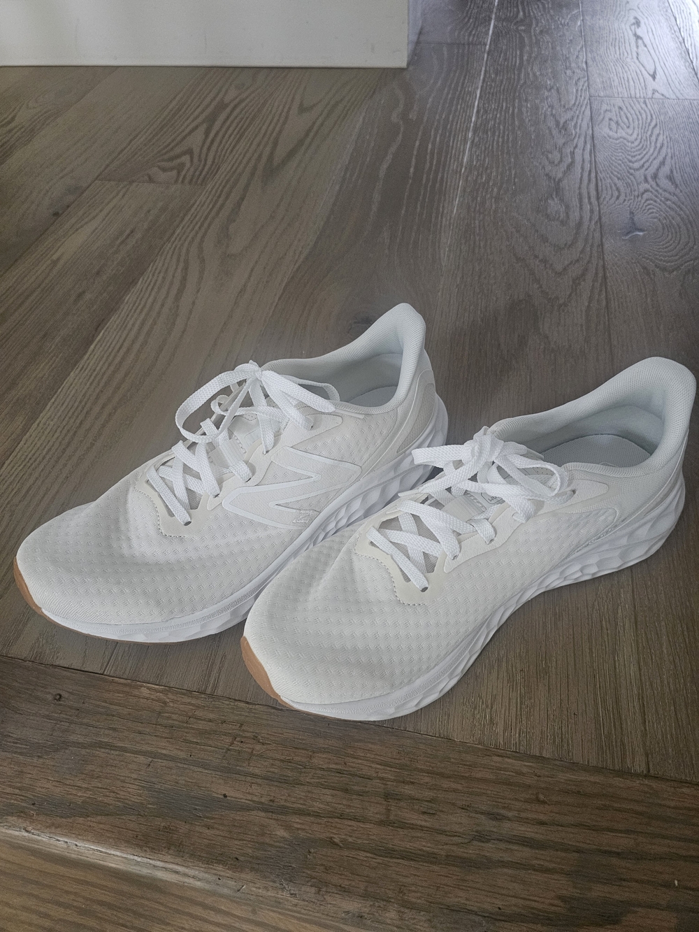 New Balance White Women's Athletic Sneakers - Lightweight Comfort